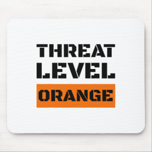Threat Level Orange High Risk Of Trump Ruining Ame Mouse Pad