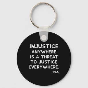 Threat To Justice Black Lives Problem African Gift Key Ring