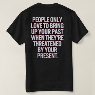 Threaten by Your present t-shirt