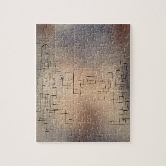 Threatening Snowstorm by Paul Klee Jigsaw Puzzle (Vertical)