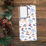 Thredbo Australia Ski Snowboard Pattern Samsung Galaxy Case<br><div class="desc">A funny winter skiing seamless pattern for the ski resort Thredbo in Australia. Perfect gift idea for winter sports lovers: ski,  snowboard,  freestyle,  ski jump,  cross-country skiing.</div>