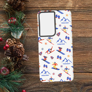 Thredbo Australia Ski Snowboard Pattern Samsung Galaxy Case