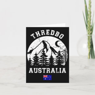Thredbo Snowy Mountains Australia Ski Resort Alpin Card