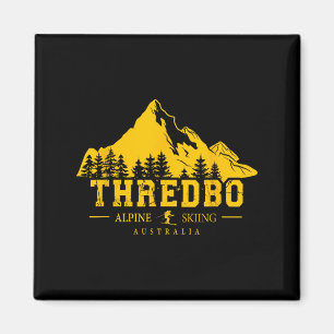 Thredbo Snowy Mountains Australia Ski Resort Souve Magnet