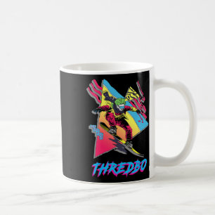Thredbo Vibrant Snowboarding Adventure Graphic Coffee Mug