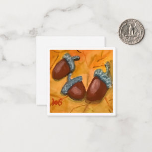 Three Acorns Card