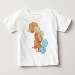 Three Adorable Bear Friends Baby T-Shirt