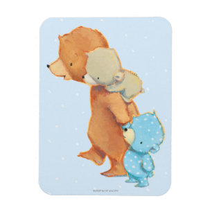 Three Adorable Bear Friends Magnet