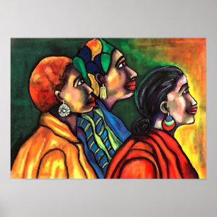 Three African American Women Poster