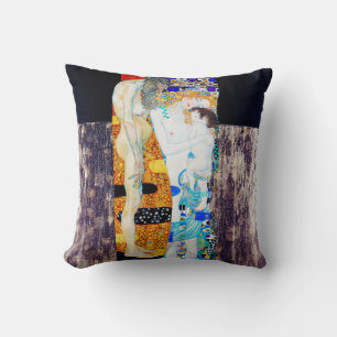 Three Ages of Life, Gustav Klimt Cushion