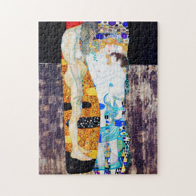 Three Ages of Life, Gustav Klimt Jigsaw Puzzle (Vertical)