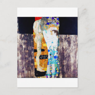 Three Ages of Life, Gustav Klimt Postcard