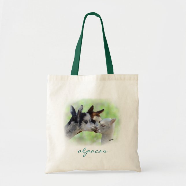 Three Alpacas Tote Bag (Front)
