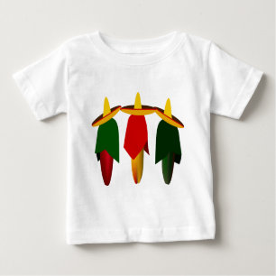 Three Amigo Hot Peppers Infant T-shirt
