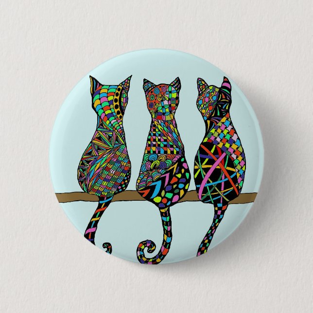 Three Amigos 6 Cm Round Badge (Front)