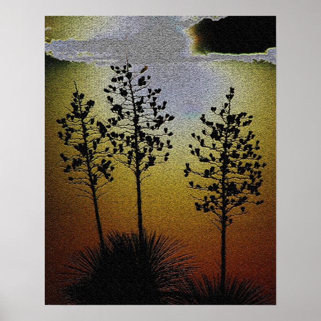 Three Amigos Sunset Poster/Print Poster (Front)