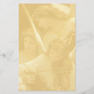 Three Angel Musicians Stationery