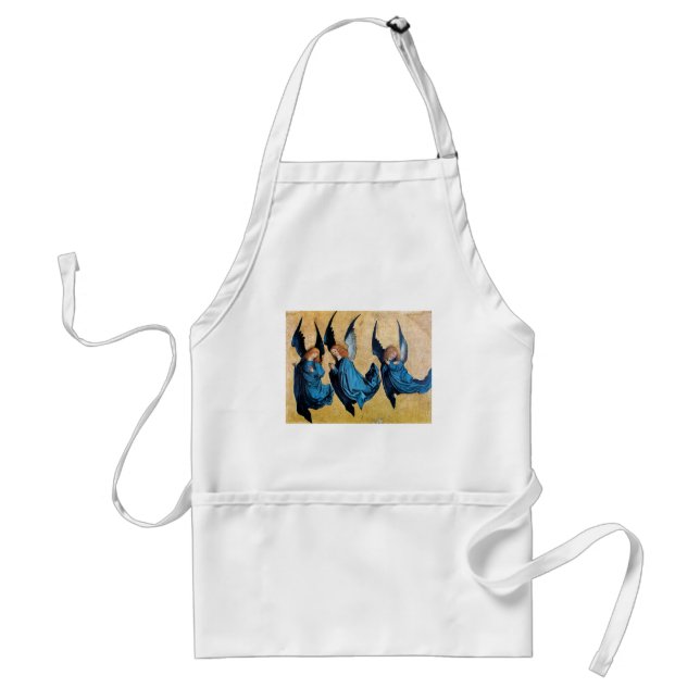 THREE ANGELS IN BLUE STANDARD APRON (Front)