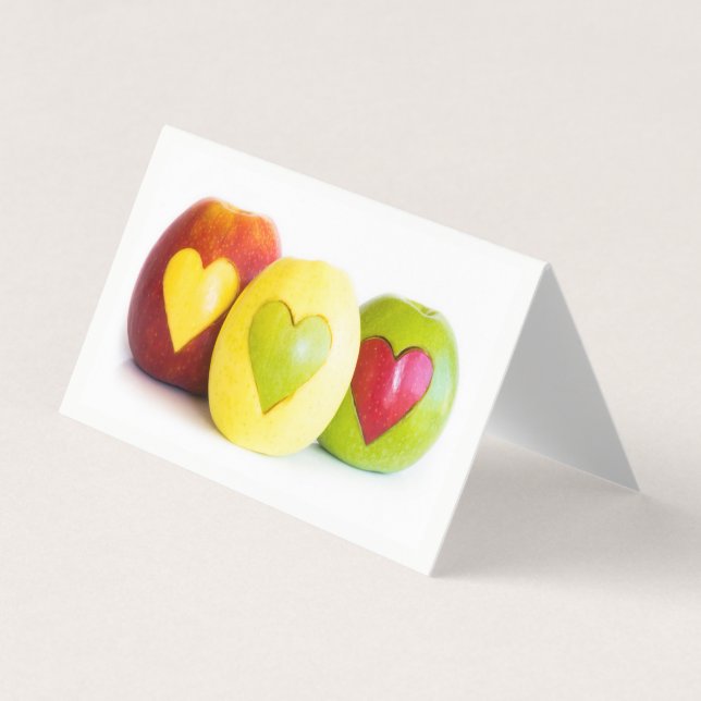 Three apples business card (Front)