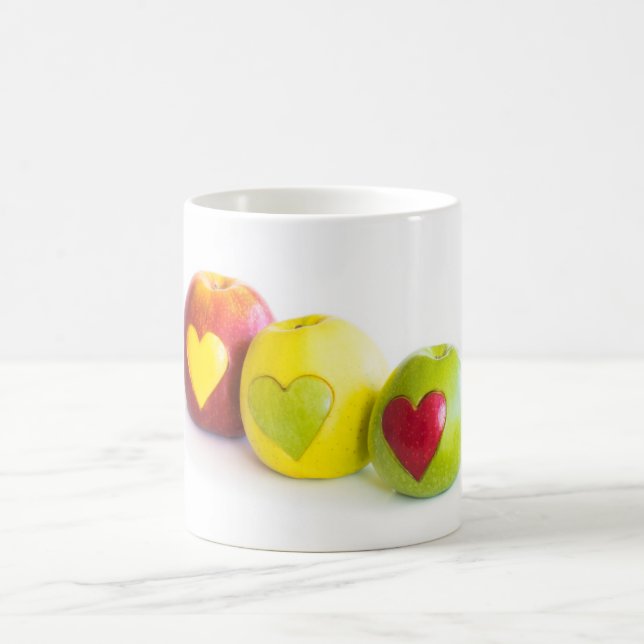 Three apples coffee mug (Center)
