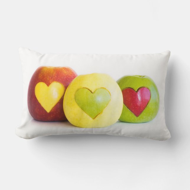 Three apples lumbar cushion (Front)