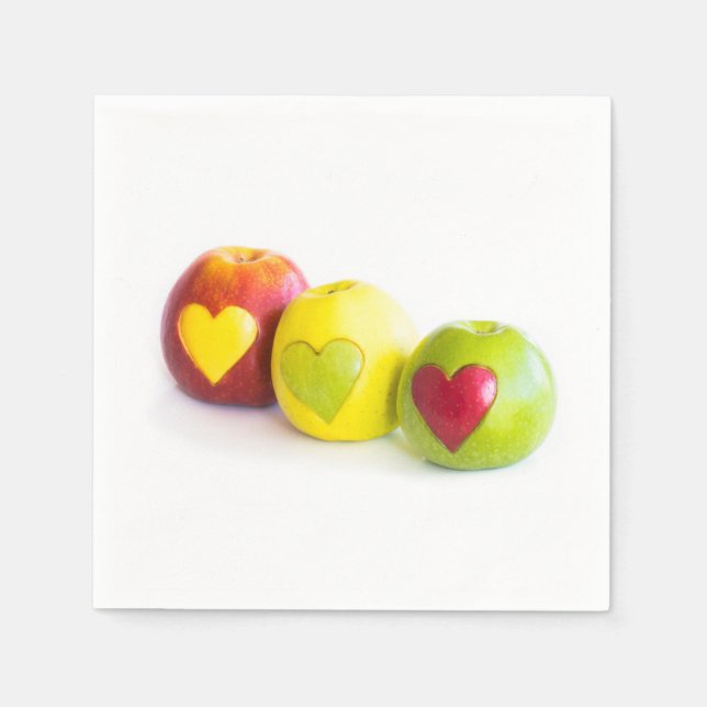 Three apples napkin (Front)