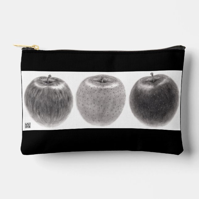 Three Apples Side Accessory Pouch (Front)