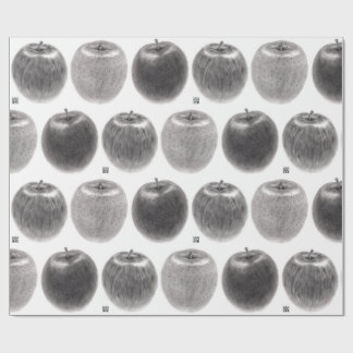 Three Apples Side Wrapping Paper