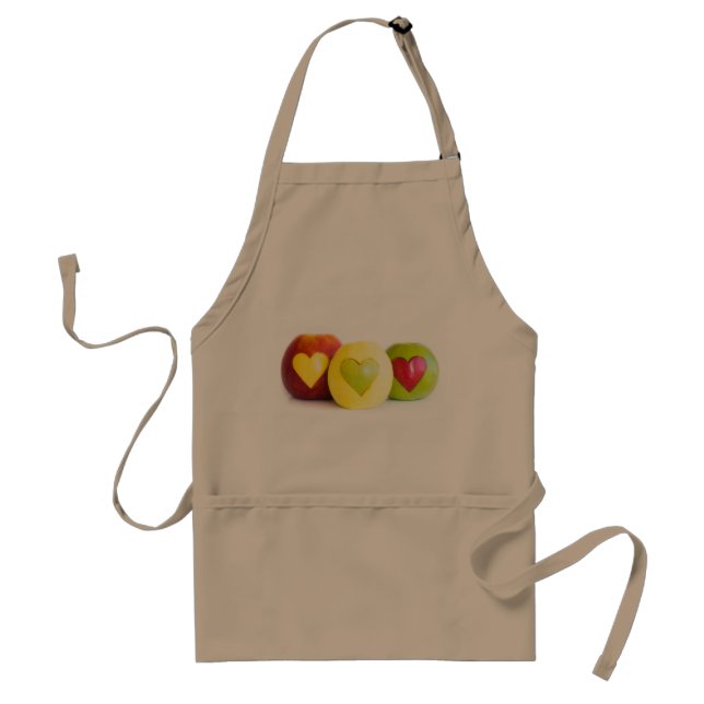 Three apples standard apron (Front)
