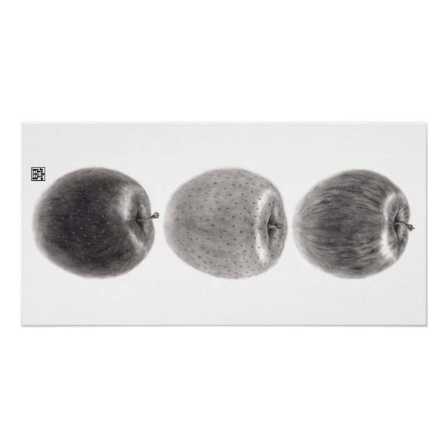 Three Apples Vertical Poster (Front)
