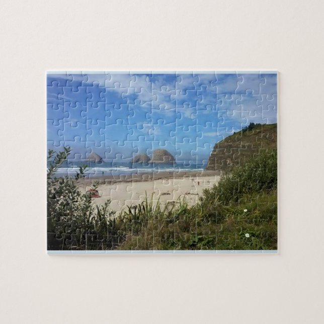 Three Arch Rocks, Oceanside, OR Jigsaw Puzzle (Horizontal)