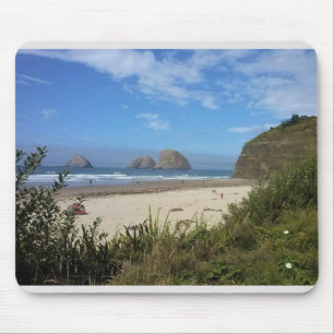 Three Arch Rocks, Oceanside, Oregon Mouse Pad