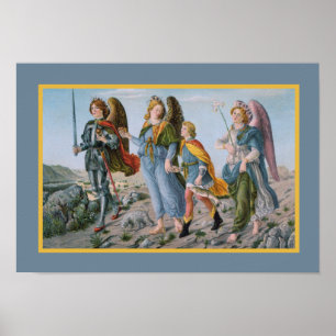 Three Archangels and Tobias (M 017) Poster