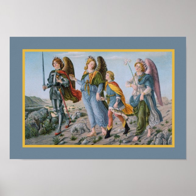 Three Archangels and Tobias (M 017) Poster (Front)