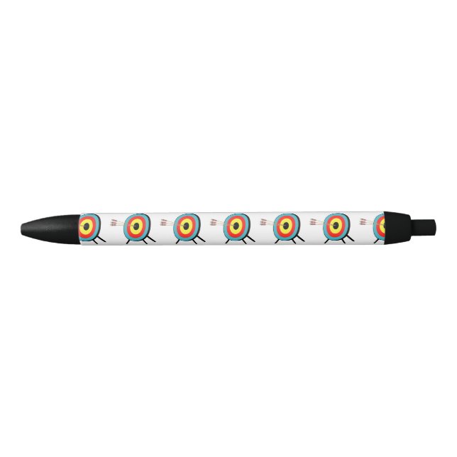 Three Arrow Bullseye Black Ink Pen (Front)