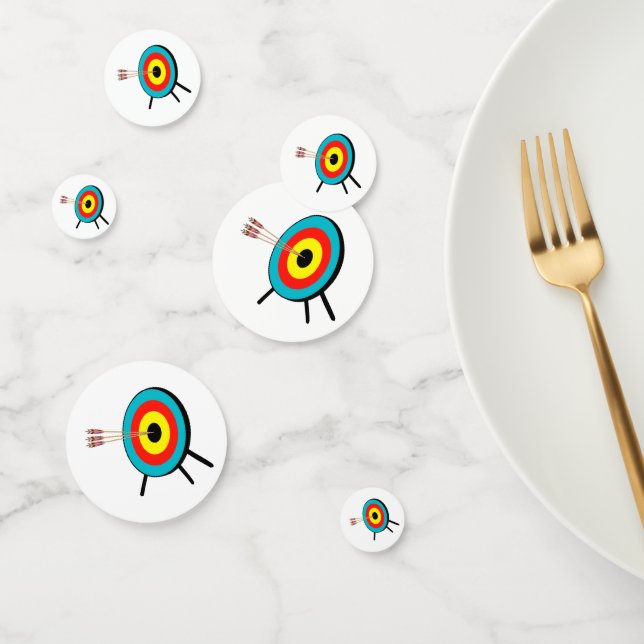 Three Arrow Bullseye Confetti (Group)