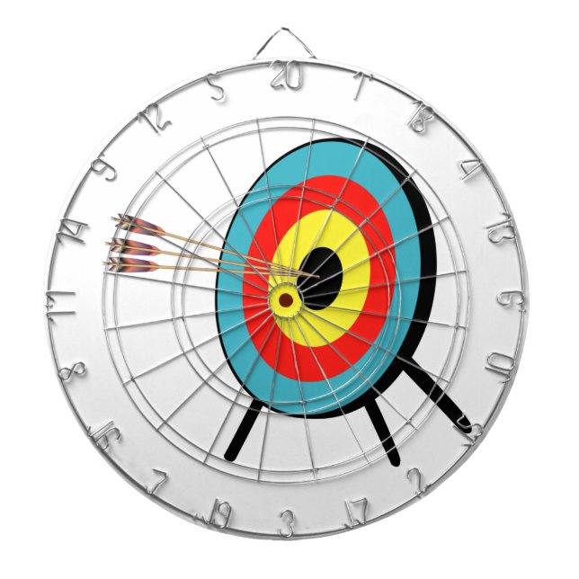 Three Arrow Bullseye Dartboard (Front)