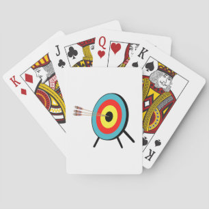 Three Arrow Bullseye Playing Cards