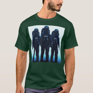 Three Astronauts in the ocean  T-Shirt