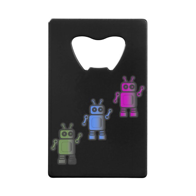 Three Awesome Retro Robots (Front)