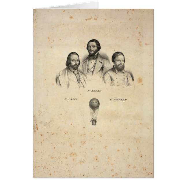 Three Balloonists cards (Front)