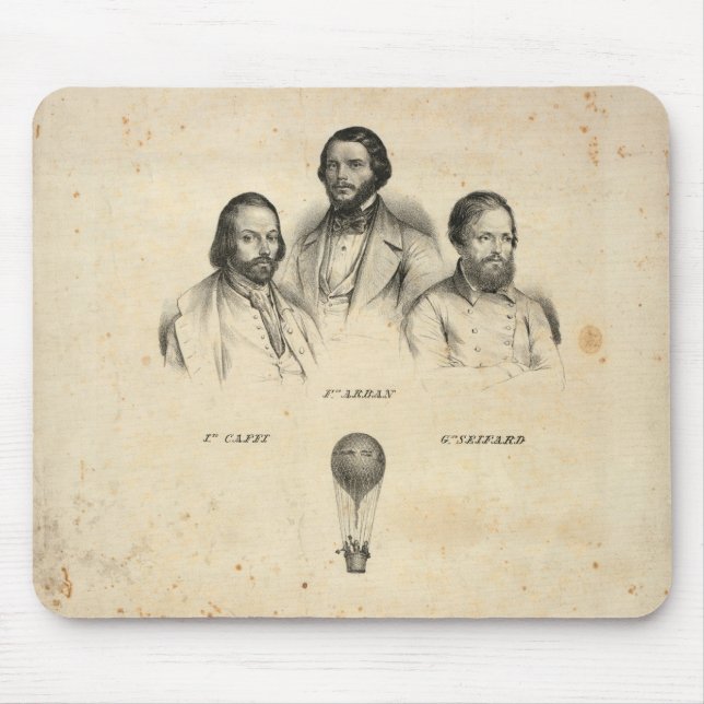Three Balloonists mousepad (Front)