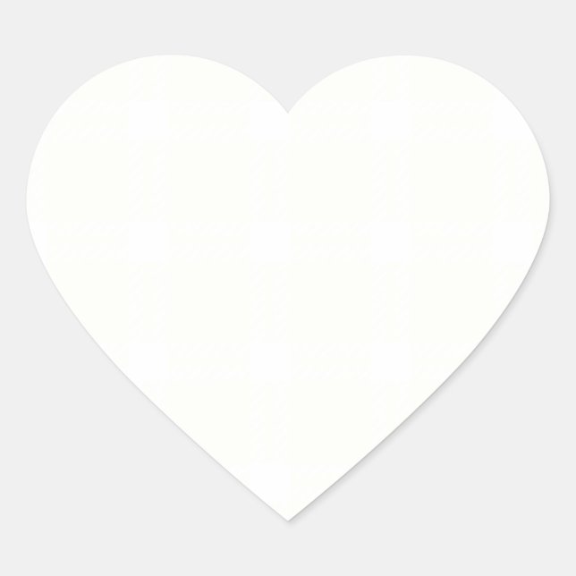 Three Bands Large Square - Yellow2 Heart Sticker (Front)