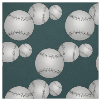 Three Baseballs  Fabric