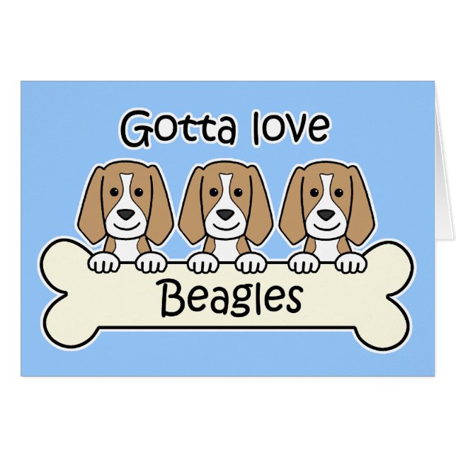 Three Beagles (Front Horizontal)