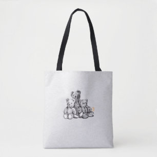 Three Bears Tote Bag