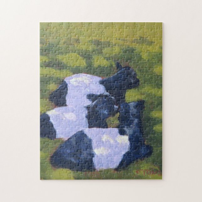 Three Belties in the Shade Jigsaw Puzzle (Vertical)