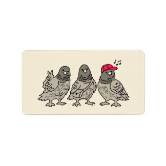 Three best friends label