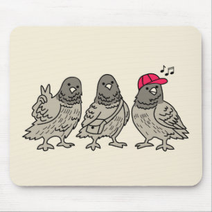 Three best friends mouse pad
