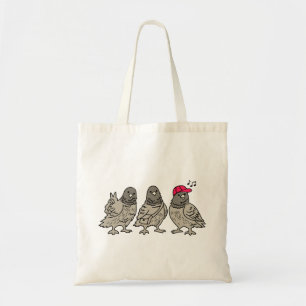 Three best friends tote bag